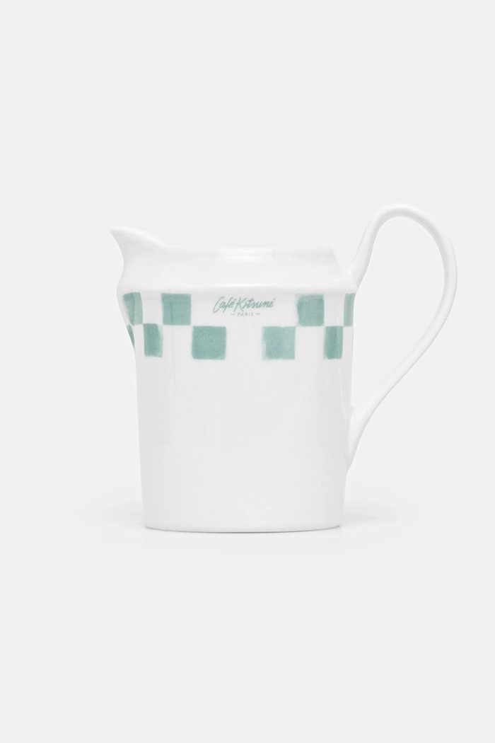 Κανάτα γάλακτος Café Kitsuné Checkerboard Porcelain Milk Jug λευκό PU08110O0010