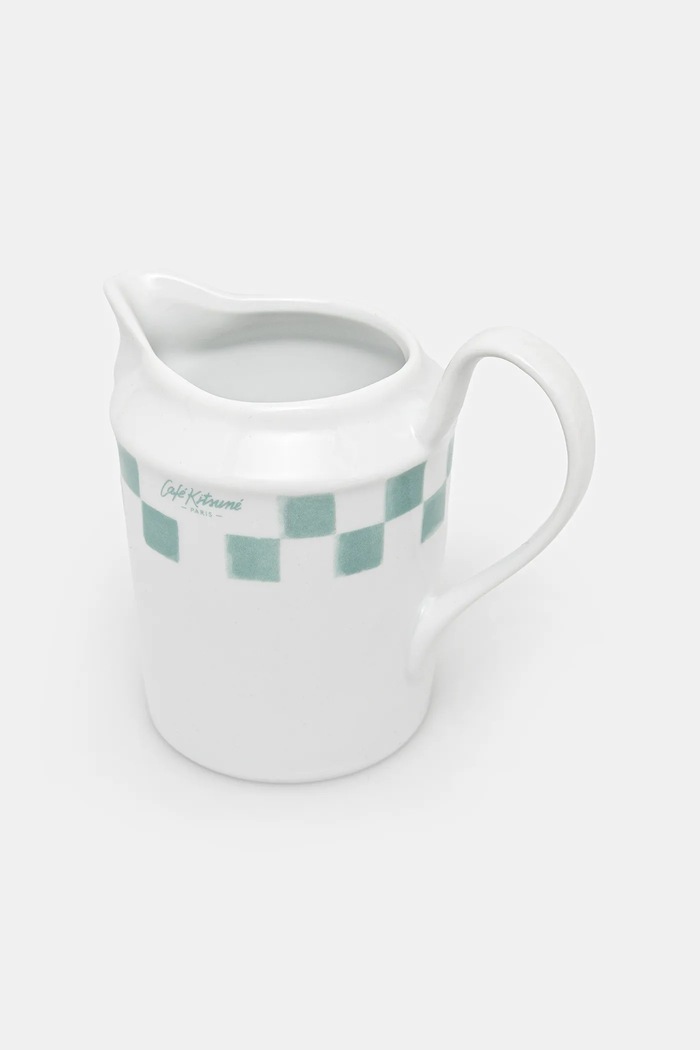 Κανάτα γάλακτος Café Kitsuné Checkerboard Porcelain Milk Jug PU08110O0010 λευκό AW25