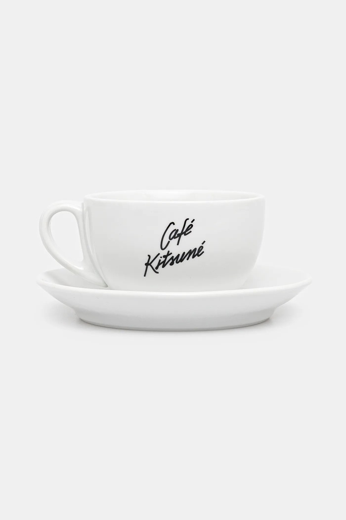 Café Kitsuné Φλιτζάνι και πιατάκι Café Kitsuné Cup & Saucer λευκό CKJU08103O0010