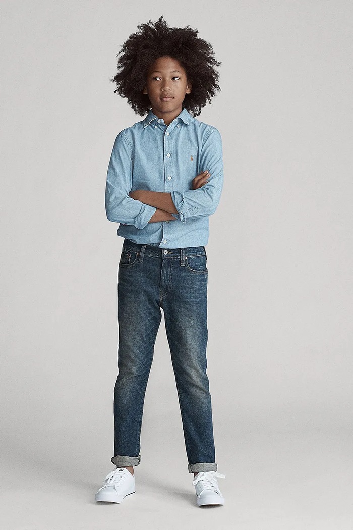 Košeľa Polo Ralph Lauren modrá 323703283001