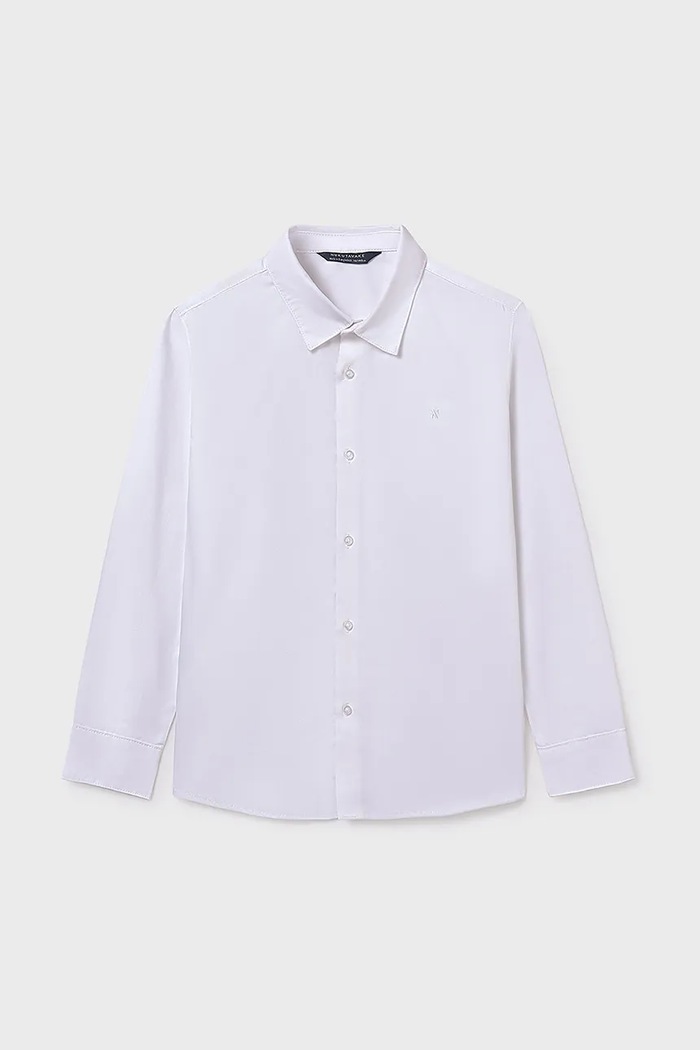 Mayoral cămașă copii elegant alb 874.7A.Junior.9BYA