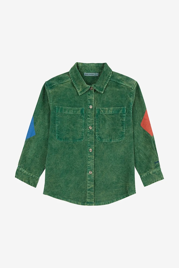 Otroška srajca Bobo Choses Bobo Joker 225AC056 zelena AW25