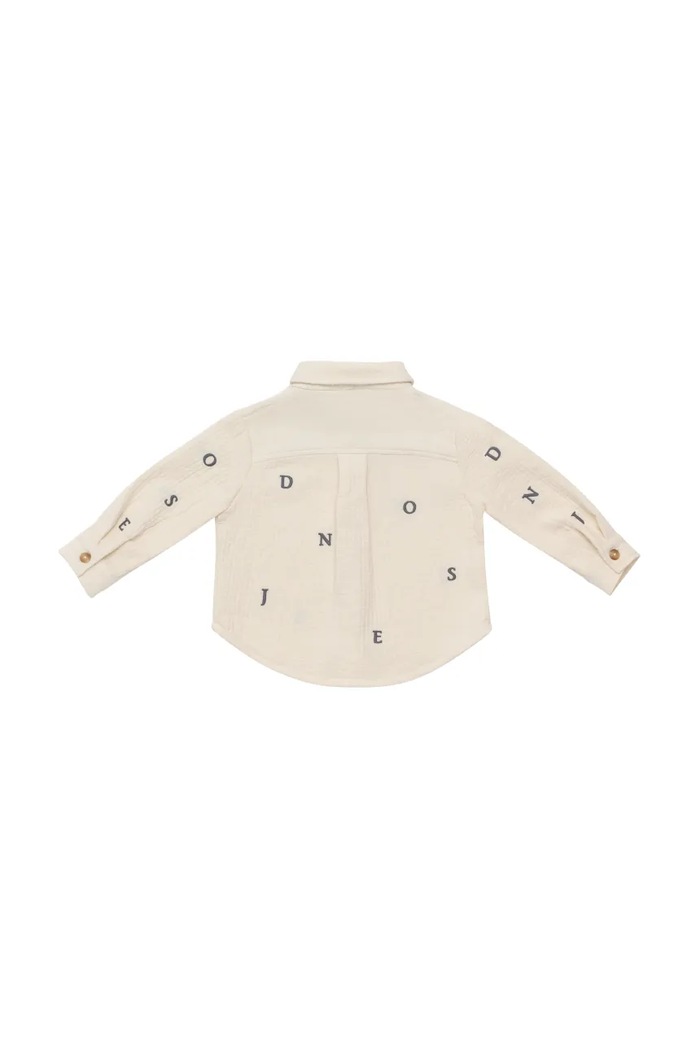Chlapec Detská bavlnená košeľa Donsje Chee Shirt 4107800 biela