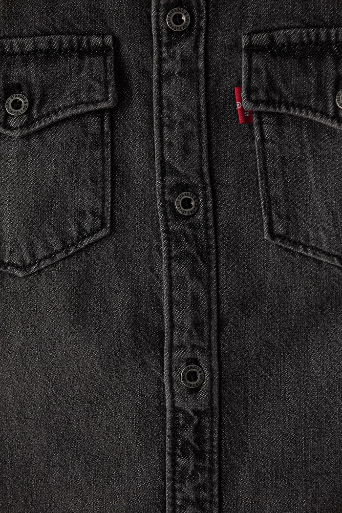 Chlapec Levi's košeľa detská rifľová NEW BARSTOW WESTERN SHIRT 8EL534 sivá