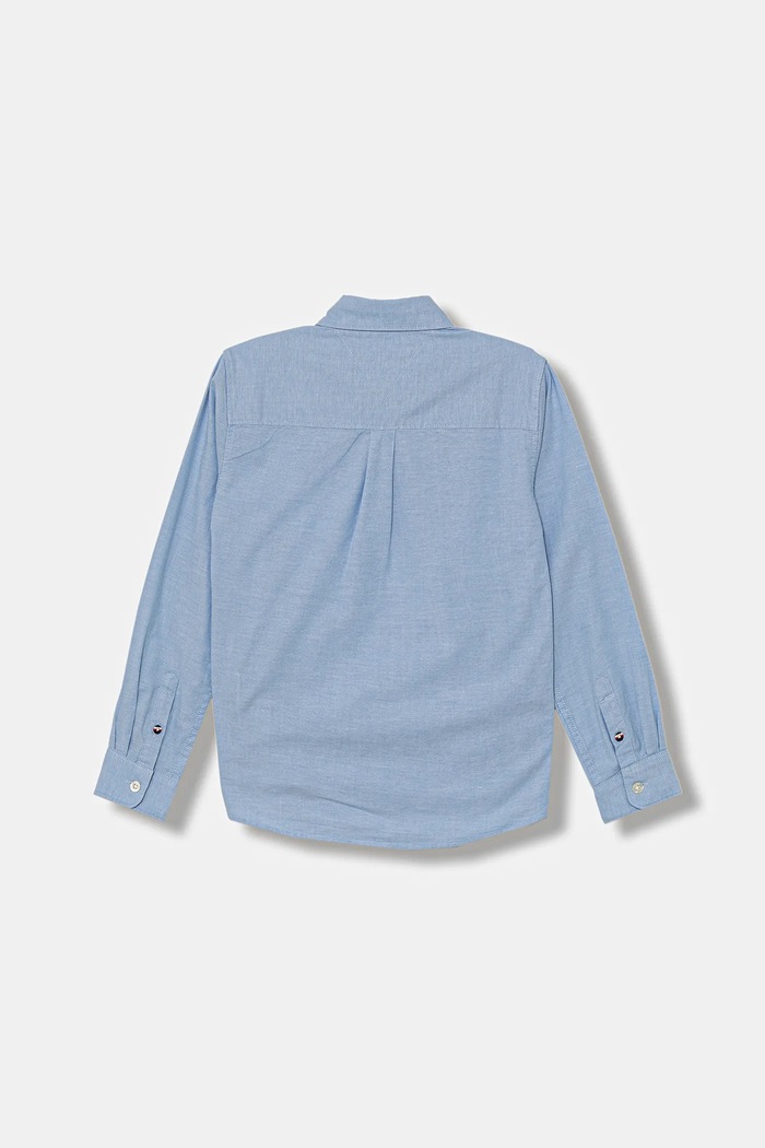 Tommy Hilfiger koszula dziecięca KB0KB10192.128.176.9BYA niebieski AW25