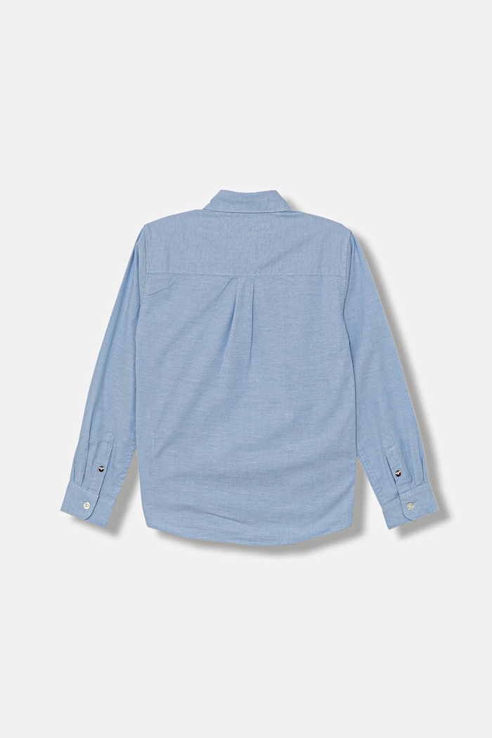 Tommy Hilfiger koszula dziecięca KB0KB10192.128.176.9BYA niebieski AW25
