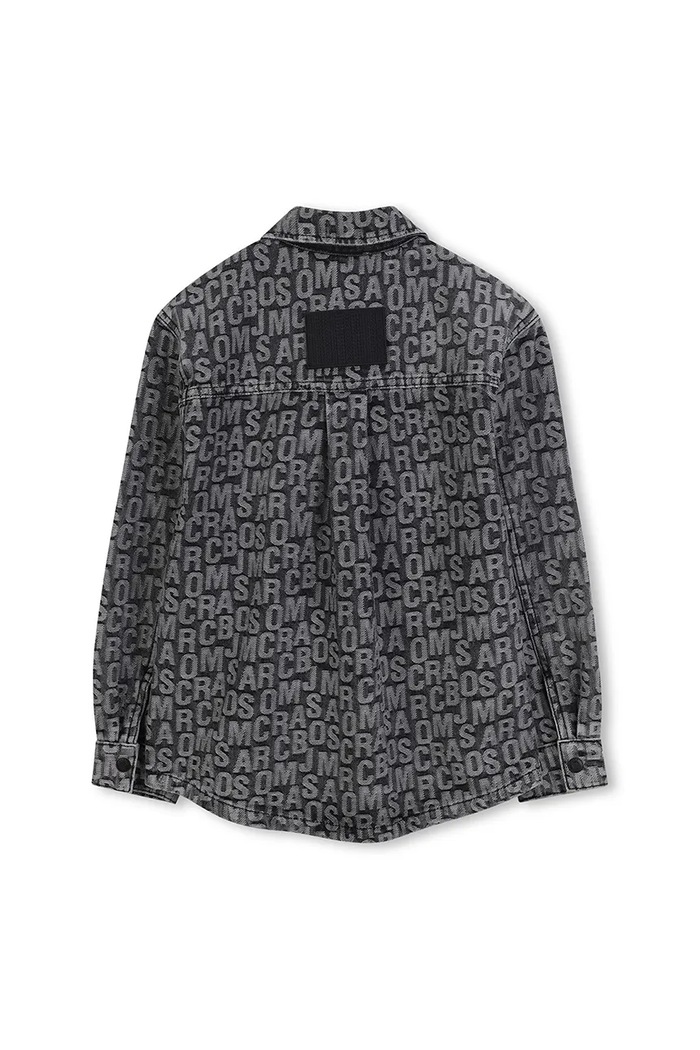 Băieți Marc Jacobs cămașă de bumbac pentru copii W60633.114.150 negru