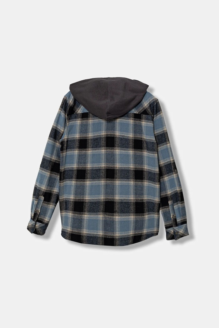 Guess koszula bawełniana dziecięca L5BH05.WGLM0.9BYA niebieski AW25