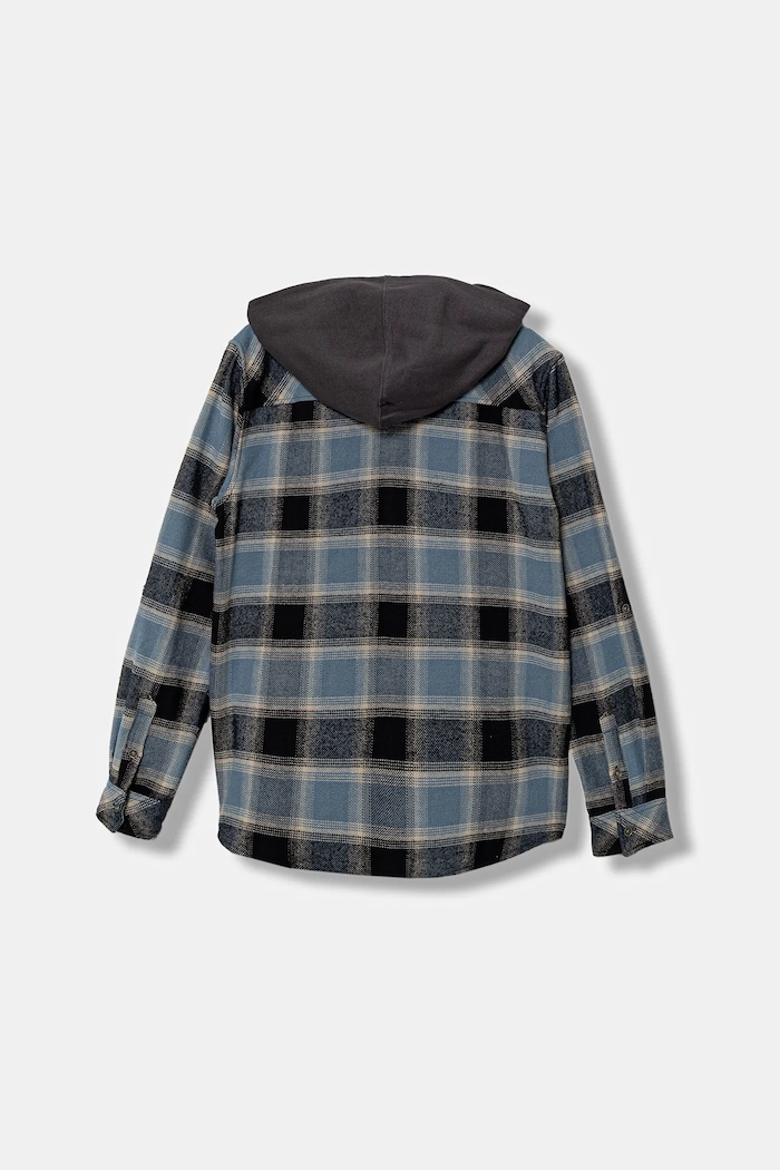Guess koszula bawełniana dziecięca L5BH05.WGLM0.9BYA niebieski AW25