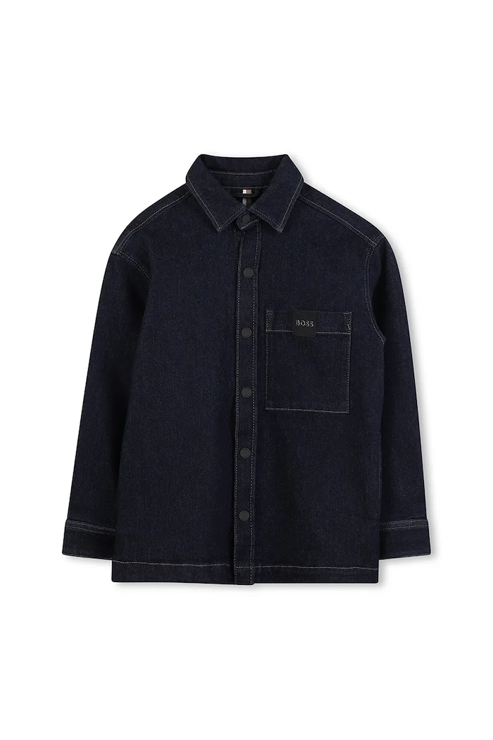 BOSS cămașă copii J52316.138.150 albastru AW25