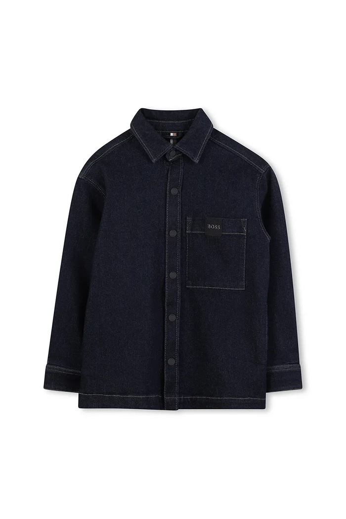 BOSS cămașă copii J52316.162.174 albastru AW25