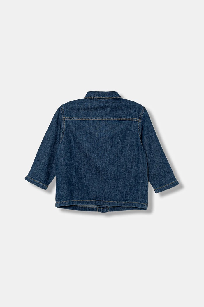 United Colors of Benetton koszula jeansowa dziecięca 5AD6GQ02U.P.seasonal niebieski AW25