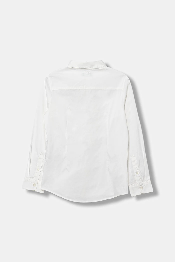 Detská košeľa United Colors of Benetton 5AWRCQ04E.G.seasonal biela AW25