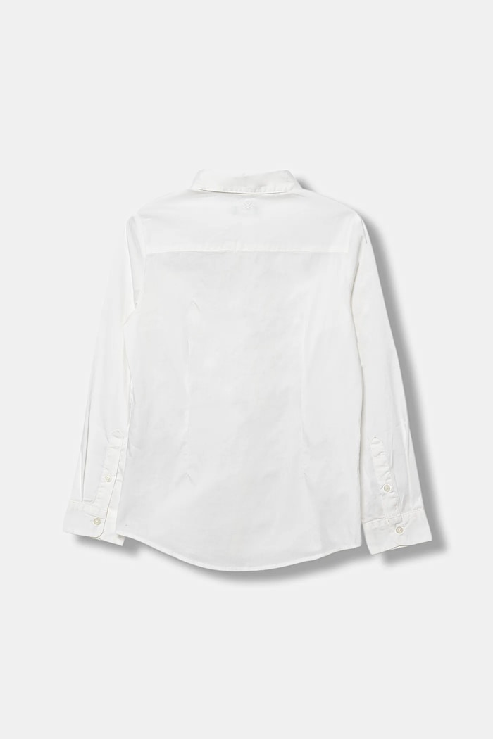 Detská košeľa United Colors of Benetton 5AWRCQ04E.G.seasonal biela AW25