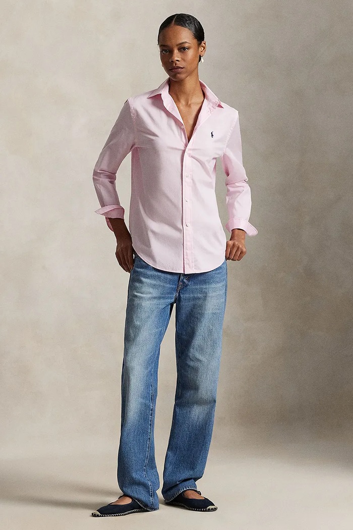 Polo Ralph Lauren koszula bawełniana 211A92177 różowy