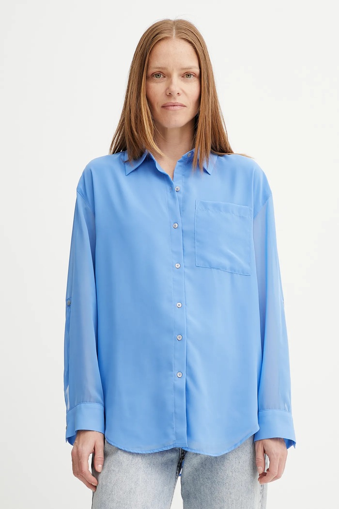 Calvin Klein cămașă pentru femei violet LV044B902G