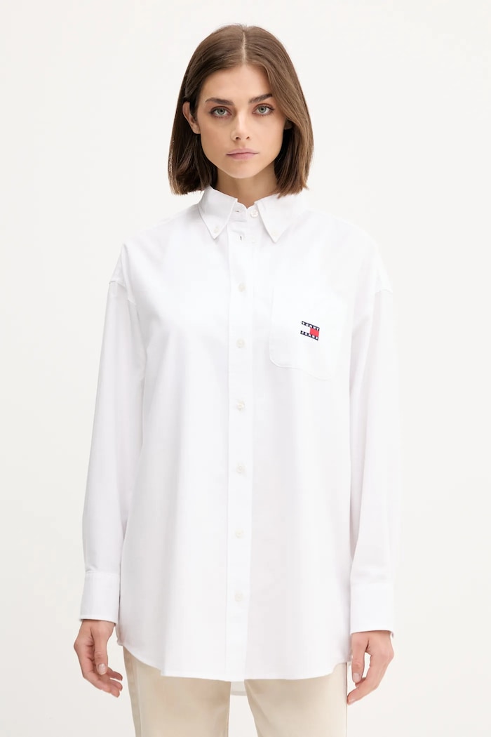 Srajca Tommy Jeans Drugo bela DW0DW20988