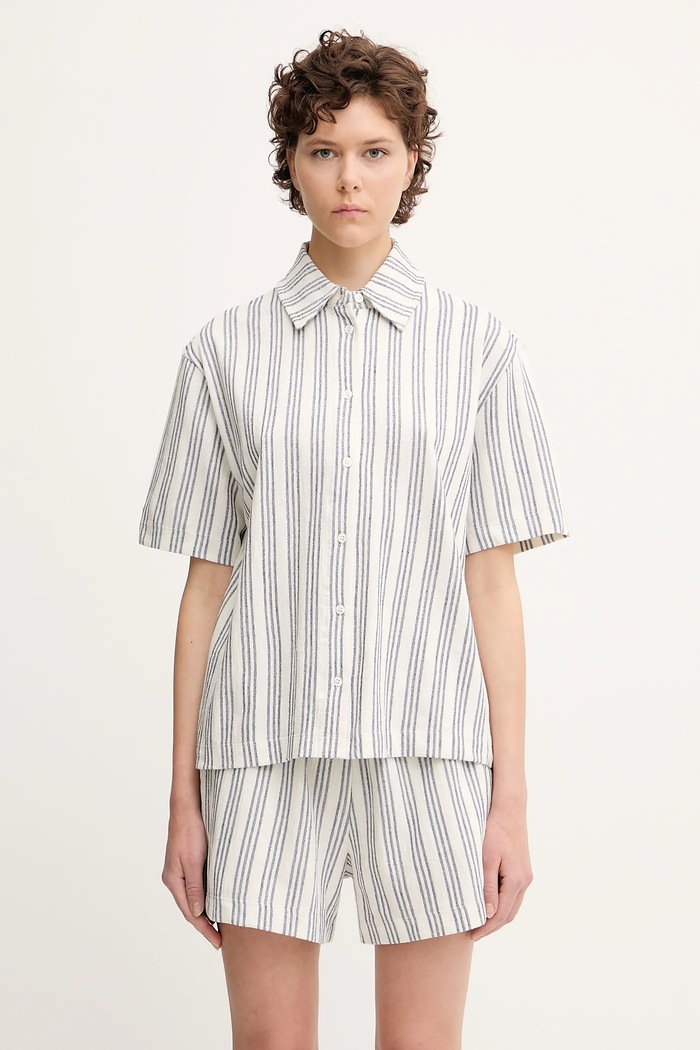 Samsoe Samsoe camicia SAKAJA regolare bianco F25200036