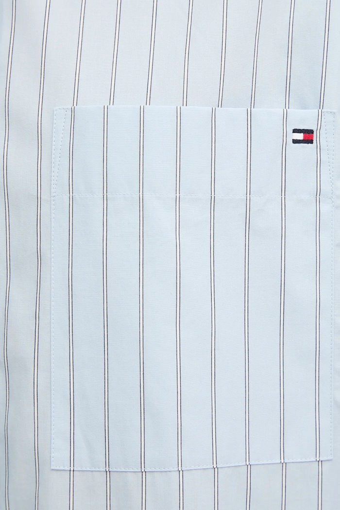Bavlnená košeľa Tommy Hilfiger WW0WW45892 modrá
