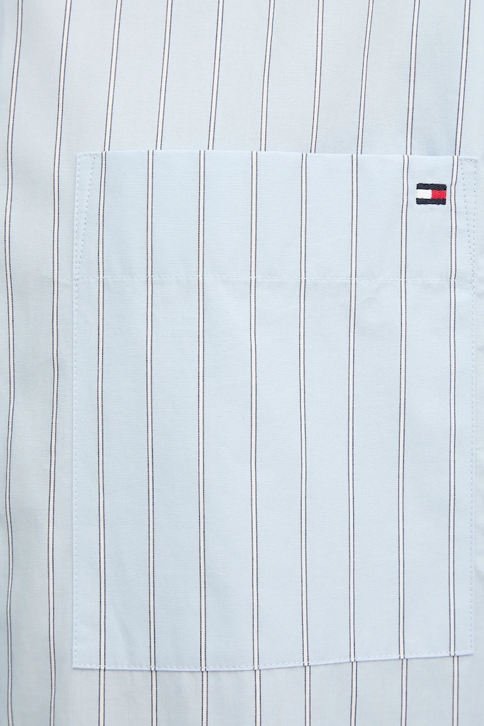 Bavlnená košeľa Tommy Hilfiger WW0WW45892 modrá