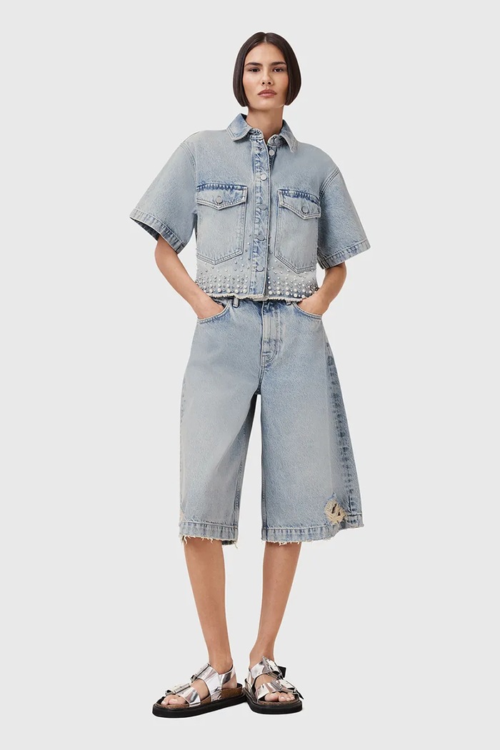 AllSaints koszula jeansowa TOVE W116PC