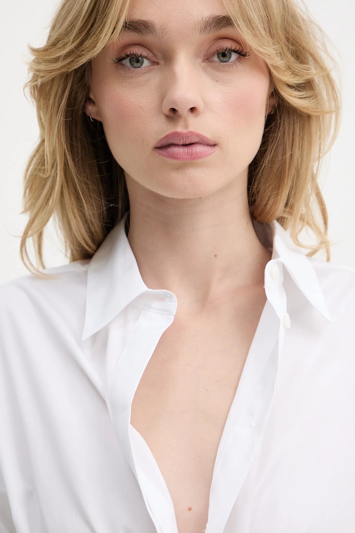 Cămașă din bumbac rag & bone alb WAW25PA0317631