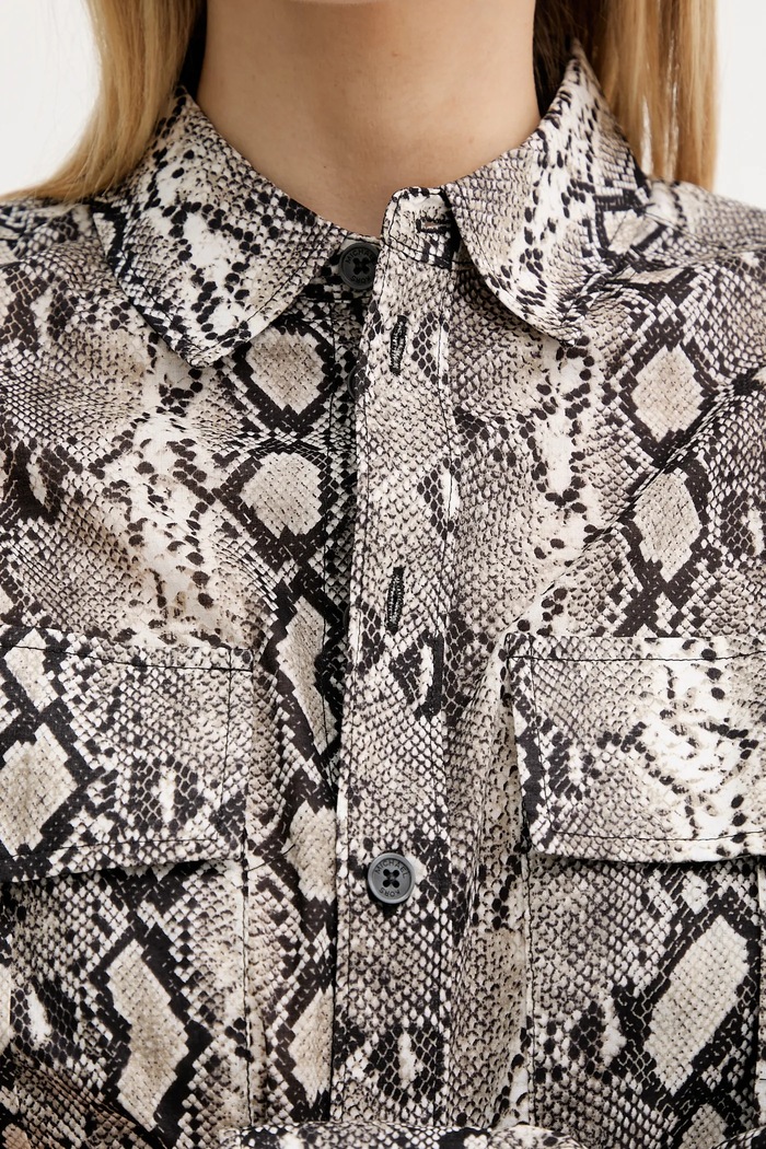 Bavlnená košeľa MICHAEL Michael Kors MT540WAK6A béžová