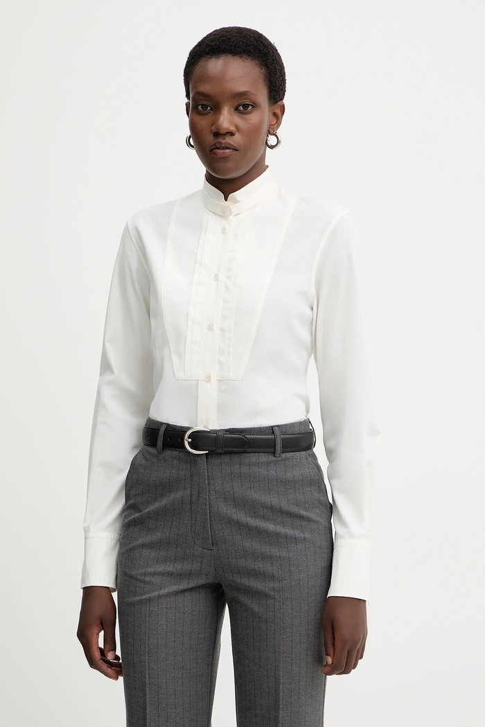 Weekend Max Mara Cămașă din bumbac BUTTERFLY bej 2525116023600