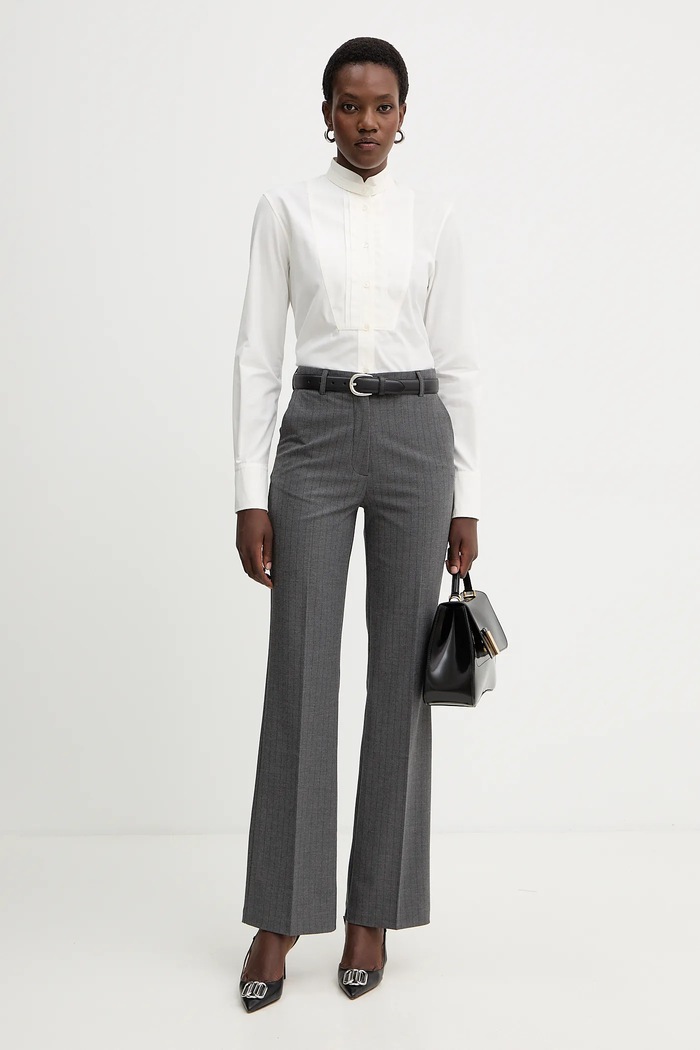 Weekend Max Mara Cămașă din bumbac BUTTERFLY 2525116023600 bej AW25