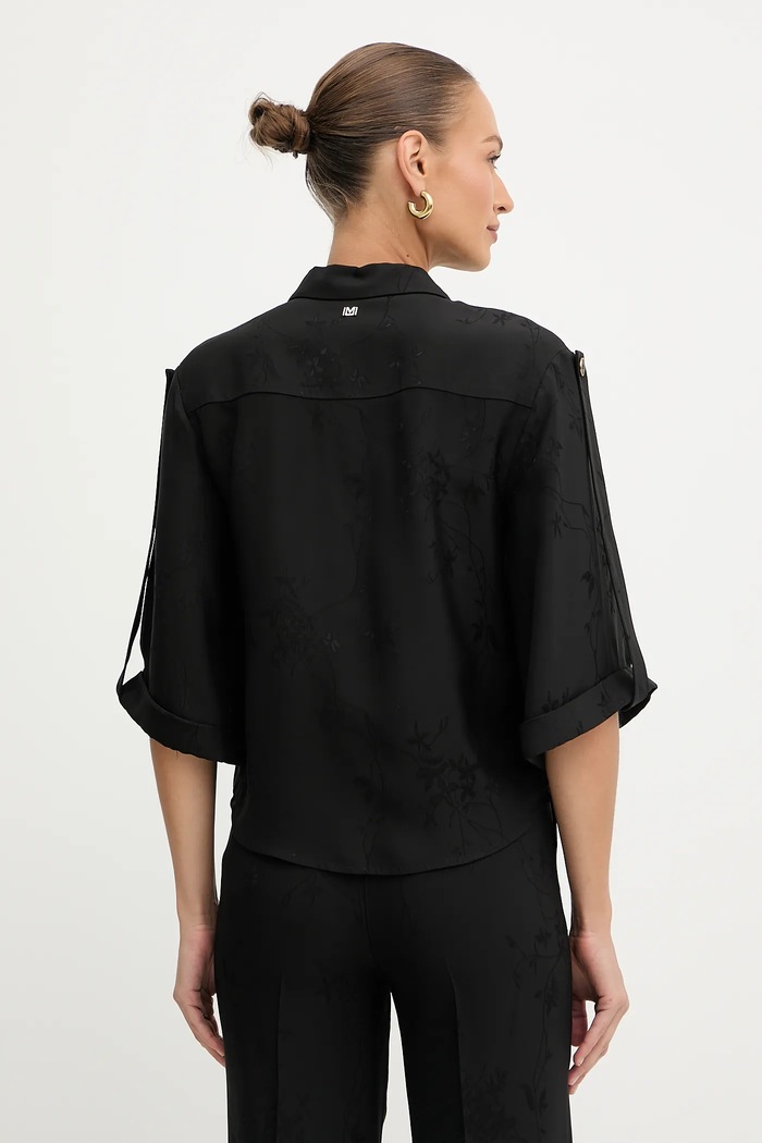 Ρούχα Πουκάμισο Marciano by Guess WHITNEY 5YGH02.7337A μαύρο