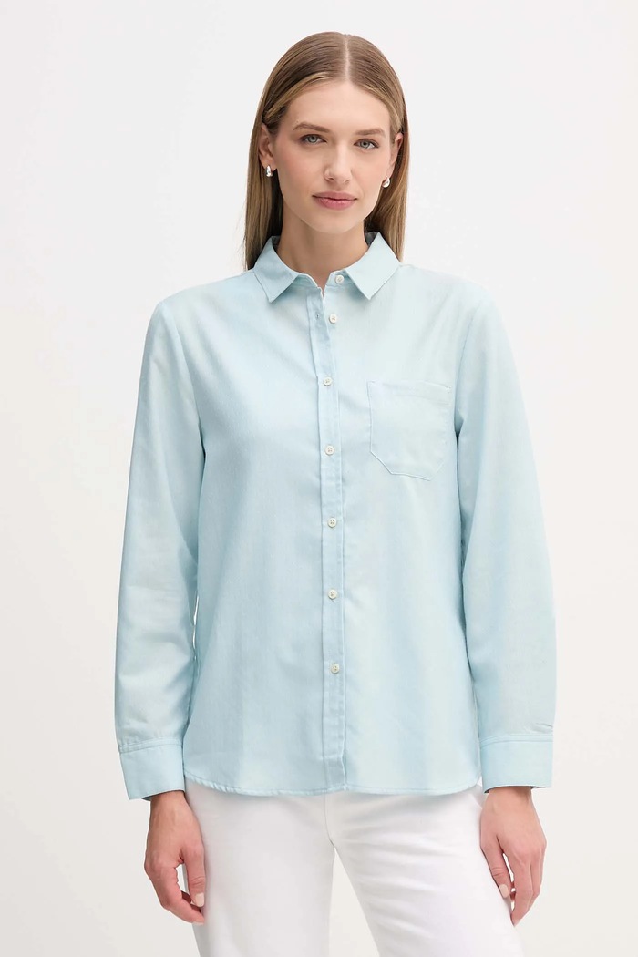 Πουκάμισο United Colors of Benetton επίσημη μπλε 56D8DQ0CG