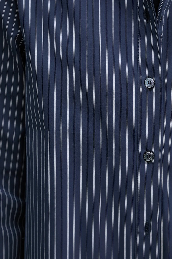 MM by Max Mara camicia in cotone EFFIGE 2526116037600 blu navy