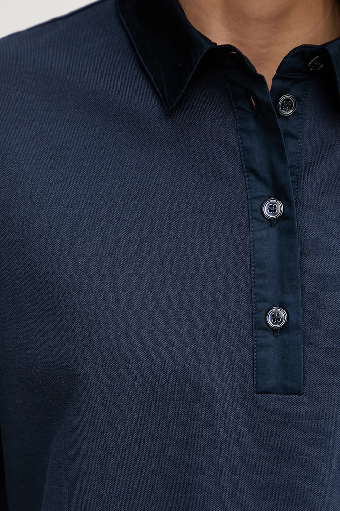 Polo tričko MM by Max Mara NAVE 2526956027600 námořnická modř