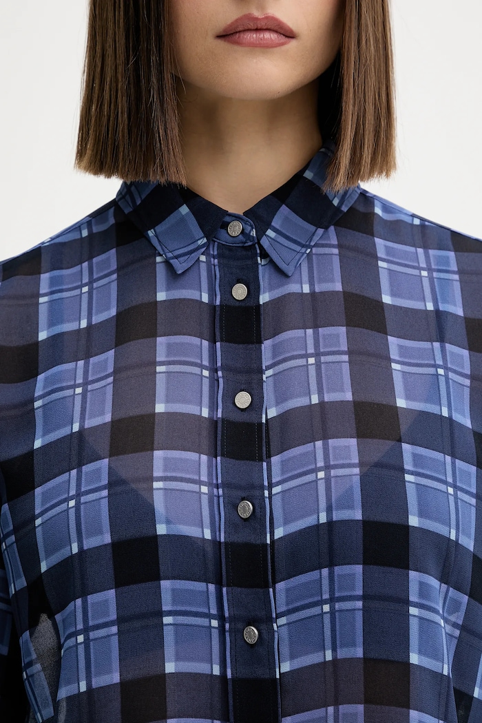 Košeľa Tommy Jeans tmavomodrá DW0DW21452