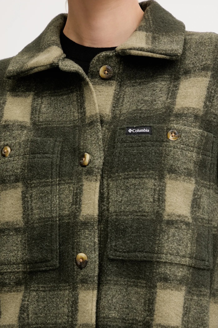 Košeľové sako Columbia Wildest Venture 2136171 zelená