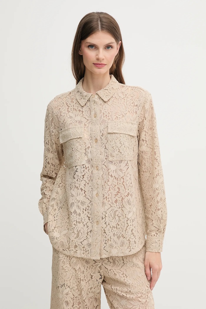 DKNY Košile Dkny šedá DJ5W2132