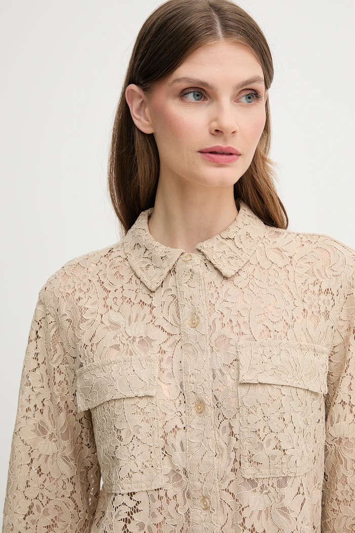 Košile Dkny DKNY DJ5W2132 šedá