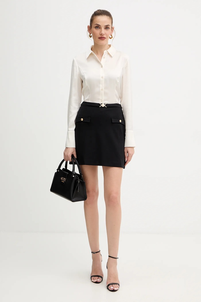 Košeľa Guess FERNANDA W5BH83.WF1T2 béžová AW25