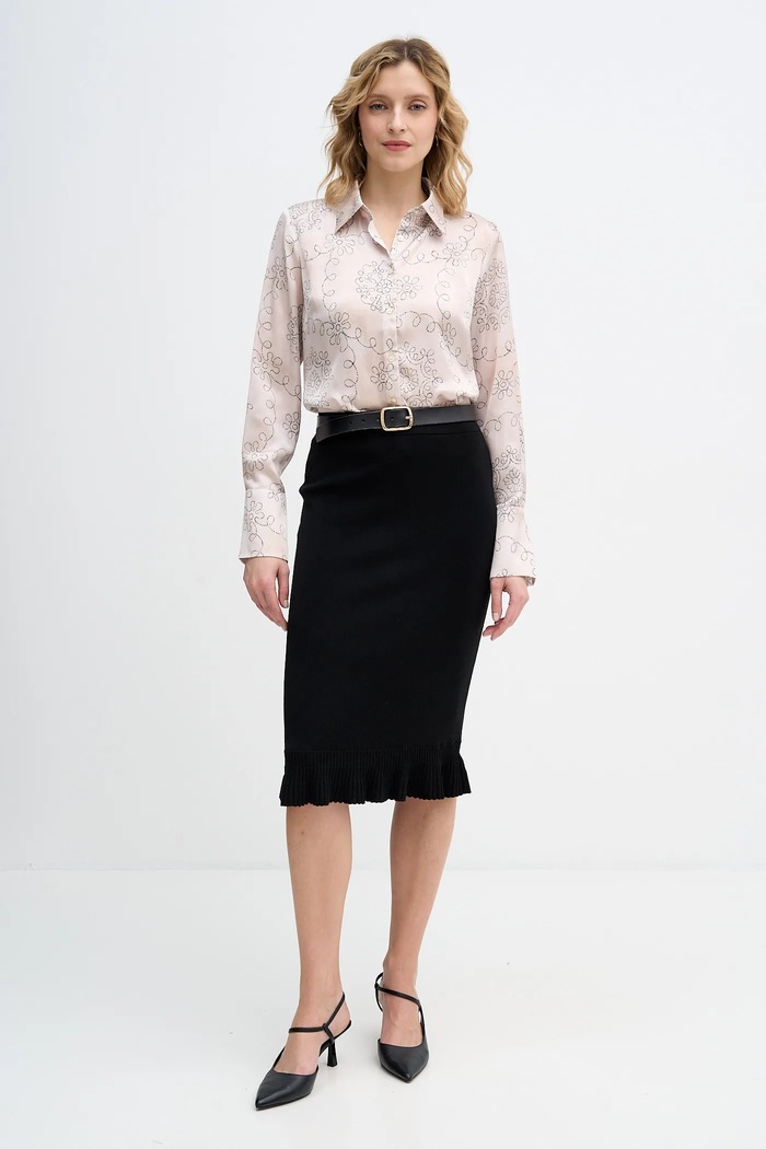 Πουκάμισο Sisley 5IAULQFF7 μπεζ AW25