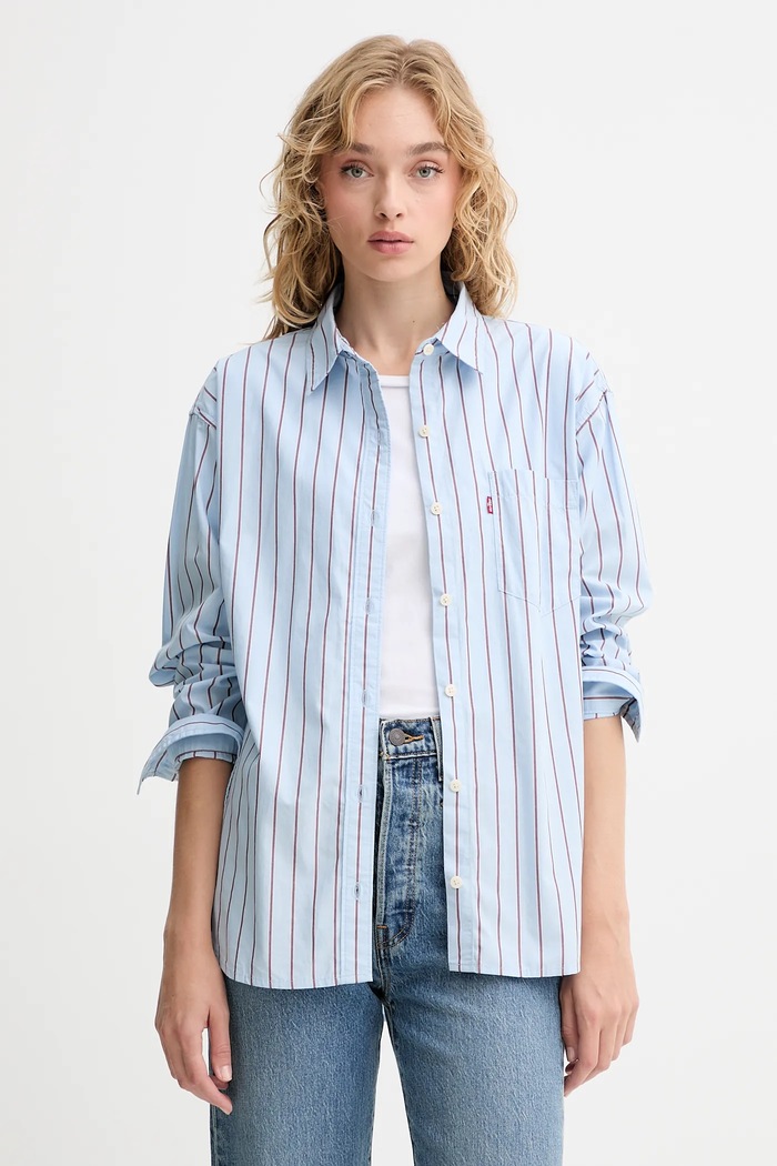 Levi's Cămașă din bumbac albastru 001HM.0012