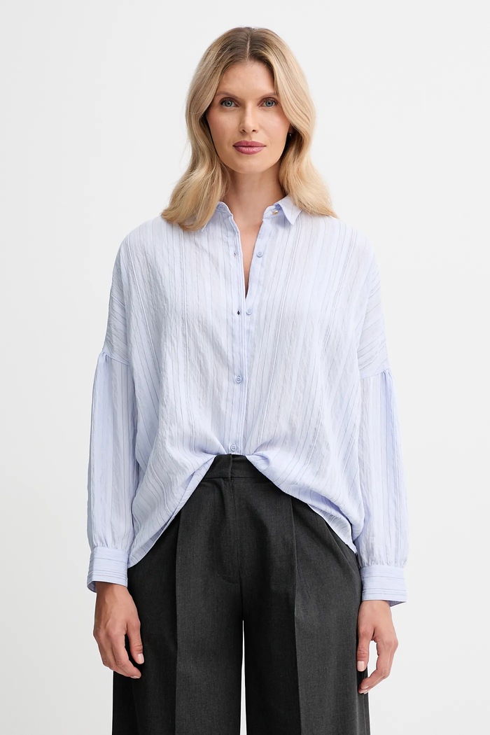 Sessun koszula casual niebieski 25110001