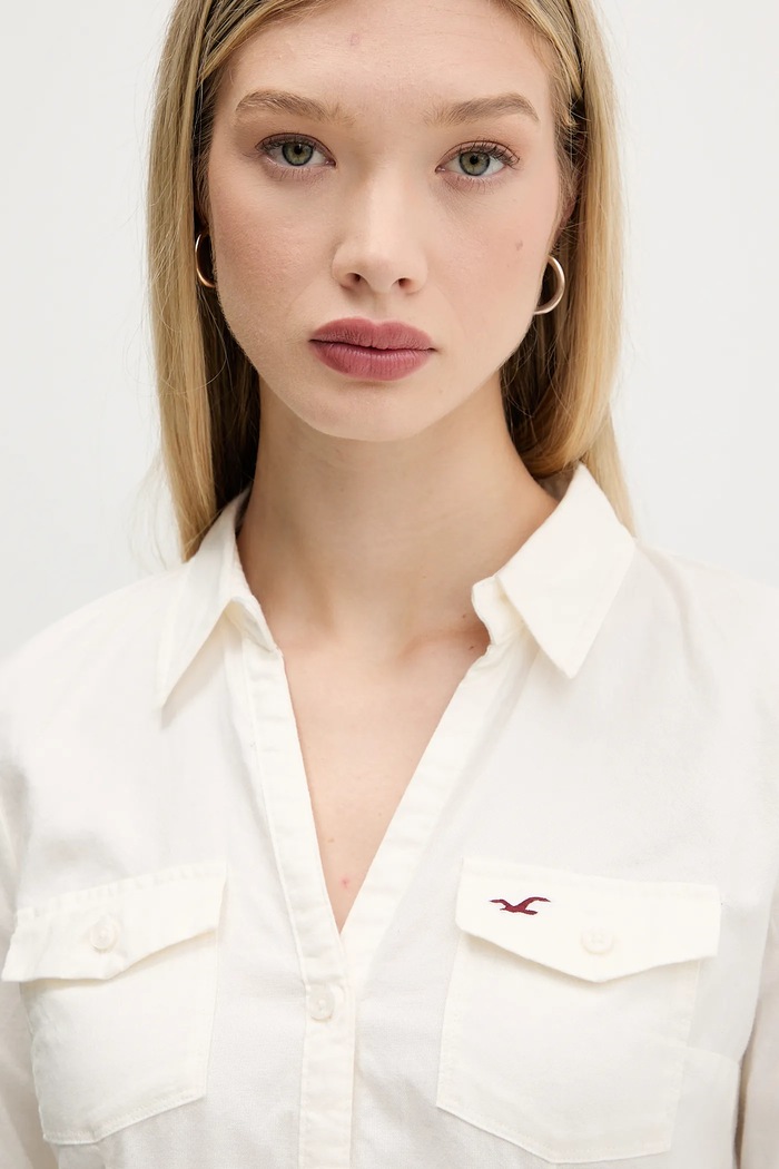 Košile Hollister Co. béžová KI340.5425.101