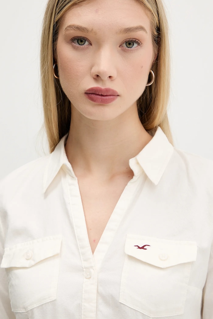 Košile Hollister Co. béžová KI340.5425.101