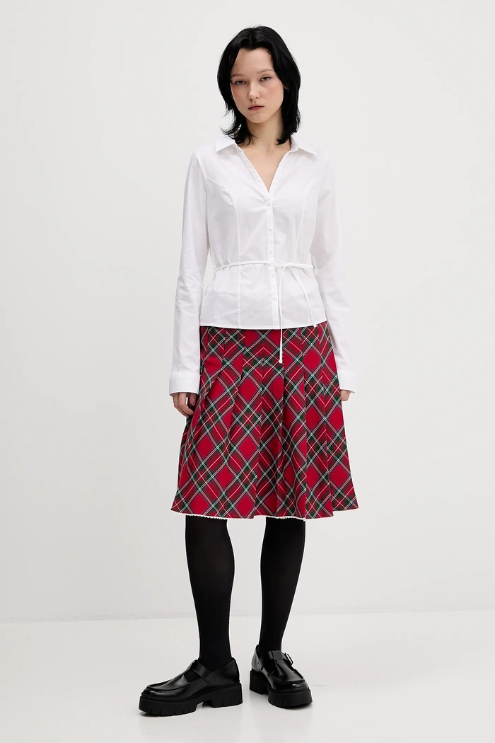Hollister Co. cămașă KI340.5442.100 bej AW25