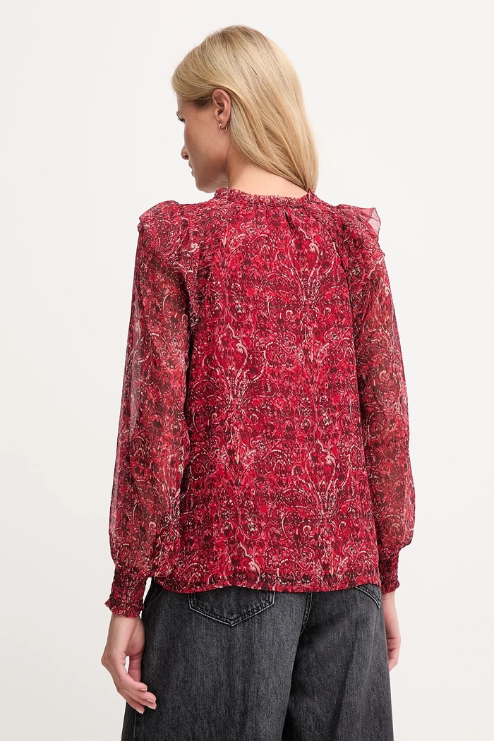Îmbrăcăminte Pepe Jeans bluză PL3051270 burgundia