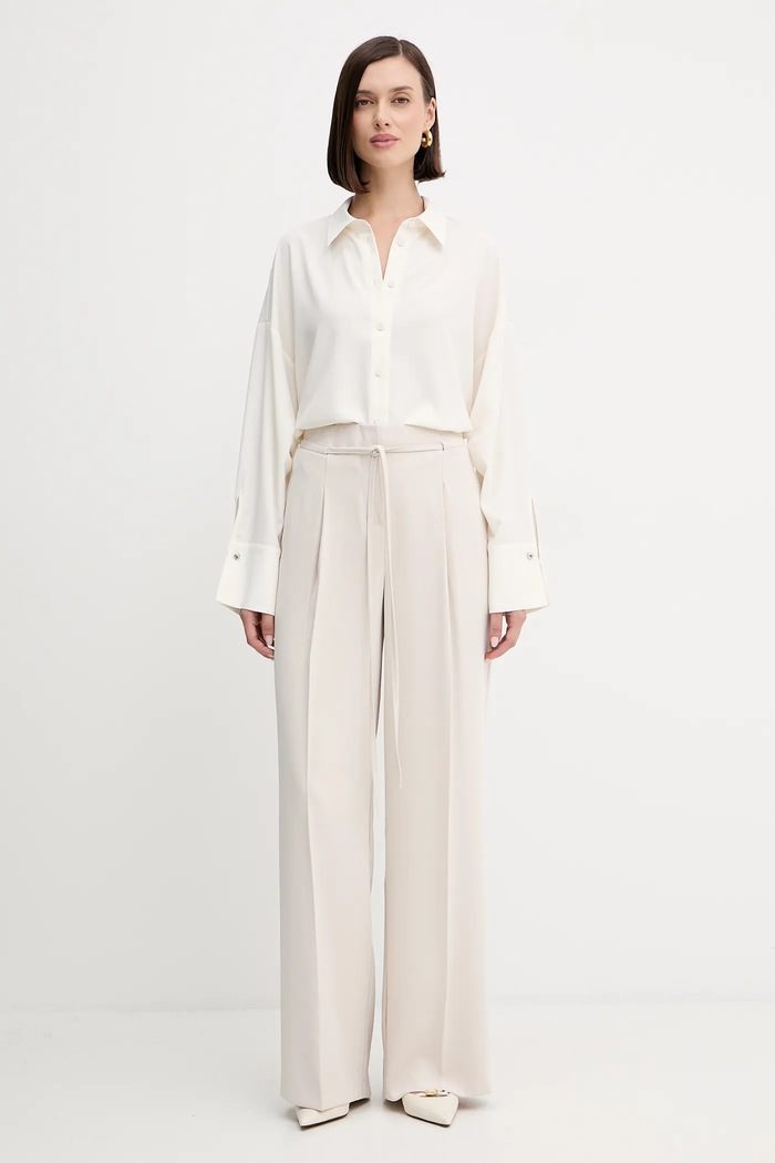 Košeľa Twinset 252AP2142 béžová AW25