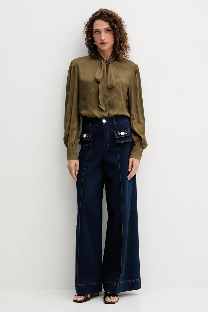 Twinset cămașă 252TT2361 verde AW25