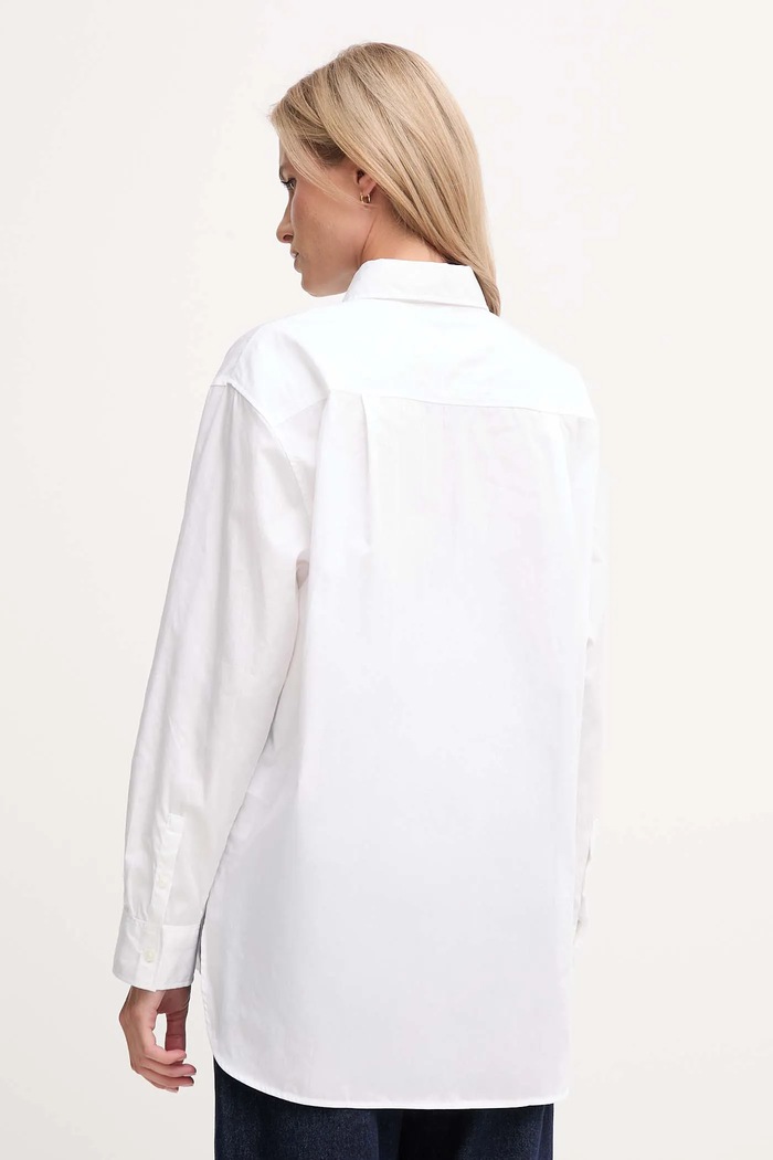 Odzież Calvin Klein Jeans koszula bawełniana LV044D167G biały