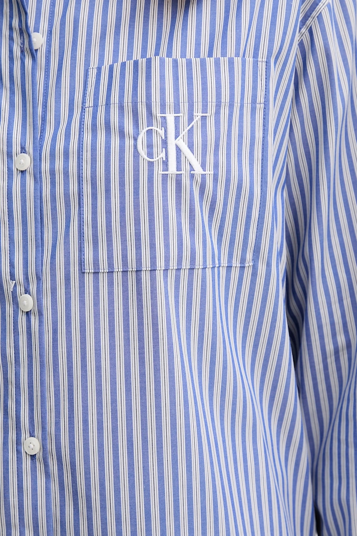 Košeľa Calvin Klein Jeans LV044D170G modrá
