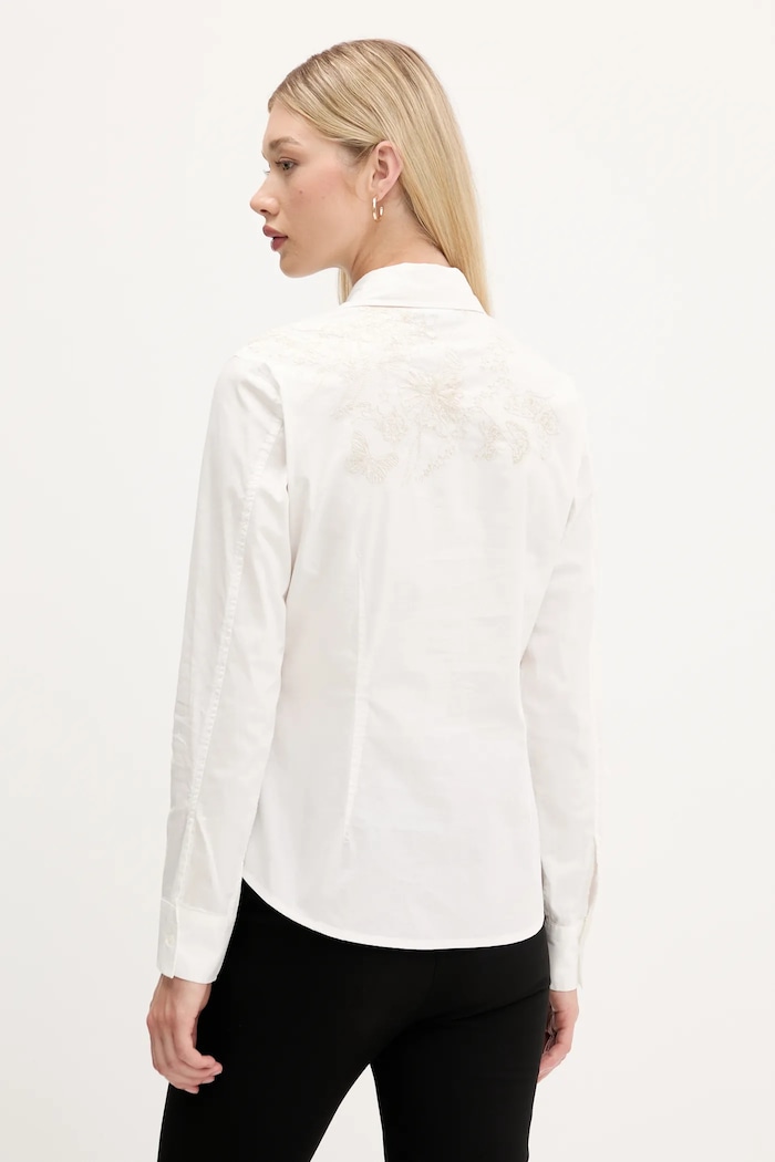 Îmbrăcăminte Desigual cămașă BROIDFLO 25WWCW13 alb